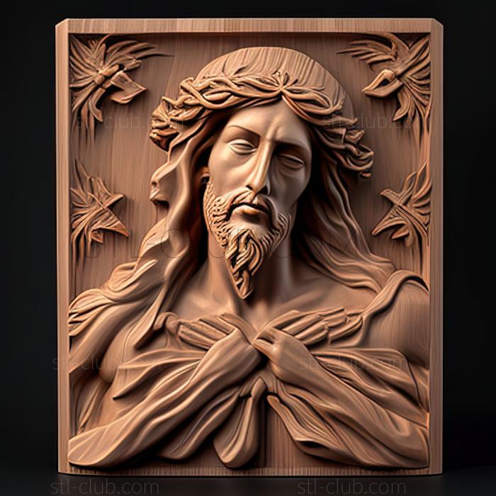 3D model st jesus (STL)